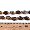 Natural Petrified Wood Beads Strands G-N342-35-8x6-07-5