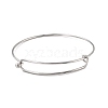 Non-Tarnish 304 Stainless Steel Expandable Bangle for Girl Women BJEW-C003-01P-1