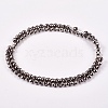 Electroplate Non-magnetic Synthetic Hematite Beads X-G-J169B-4mm-07-2