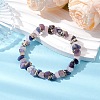 Natural Mixed Gemstone Chips Stretch Bracelets BJEW-JB11070-02-2