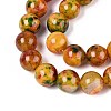 Dyed Natural Agate Beads Strands G-T142-04-3
