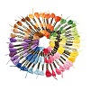 6Bundles 6 Colors Polyester Embroidery Floss OCOR-YW0001-24A-2