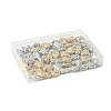 80Pcs 2 Colors CCB Plastic Charms CCB-FS0001-15-7