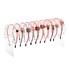 Acrylic Headband Organizers Display Stand OHAR-PW0001-134A-5