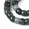 Baking Paint Crackle Glass Beads Strands DGLA-N019-02A-09-3