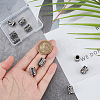 Unicraftale 10Pcs 10 Styles 304 Stainless Steel European Beads OPDL-UN0001-06-4