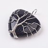 Synthetic Blue Goldstone Pendants G-L480-05G-1