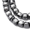Synthetic Terahertz Stone Beads Strands G-H327-L03-02-3