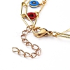 Brass Enamel Double Layer Necklaces NJEW-JN02831-4