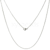 Classic Plain 304 Stainless Steel Mens Womens Necklaces Unisex Cable Chain Necklaces NJEW-507L-7-1