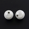 Spray Painted Acrylic Beads MACR-Q154-16mm-001-2