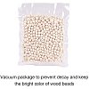 Unfinished Wood Beads WOOD-PH0008-19-WH-7