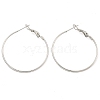 Tarnish Resistant 202 Stainless Steel Hoop Earring EJEW-H003-36P-1