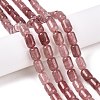 Natural Strawberry Quartz Beads Strands G-G980-29A-2