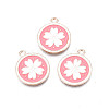 Alloy Enamel Pendants ENAM-S115-148A-1