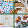 Leaf Paper Self Adhesive Mini Candy Bar Wrappers DIY-WH0604-008-6