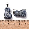 Natural Blue Spot Jasper Pendants G-B127-08P-02-3