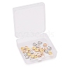 30Pcs 3 Colors 304 Stainless Steel Charms STAS--LS0001-26-7