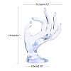 Plastic Ring Display Hand Model DIY-I047-04A-2