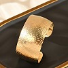 304 Stainless Steel Cuff Bangles for Women BJEW-B120-04G-02-1