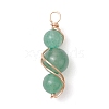 Gemstone Pendants PALLOY-TA00210-2