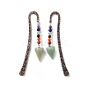 Natural Green Aventurine Bookmark AJEW-C025-01D-2