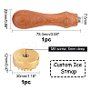 Olycraft 1Pc Brass Stamp Head DIY-OC0004-18C-2