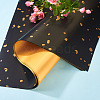 20 Sheets Plastic Gold Foil Flower Bouquets Wrapping Packaging DIY-TAC0025-13B-18