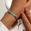 Bohemian Style Handmade Glass Braided Bead Bracelets for Women LD2060-4