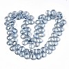 Electroplate Glass Beads Strand EGLA-S188-27-A01-2