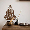 MAYJOYDIY US 1 Set Buddhist PET Hollow Out Drawing Painting Stencils DIY-MA0001-97-7