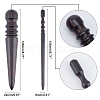 4 Pcs 4 Styles Natural Leather Craft Slicker TOOL-GA0001-32-2