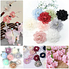 5 Bundles 5 Colors Gypsum with Cotton Cord Artificial Flower Core DIY-GF0014-07A-5