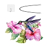 Hummingbird Flower Iron Wall Art Decor PW-WGCB625-12-1