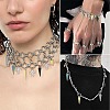 24Pcs 12 Styles 304 Stainless Steel Pendants STAS-FS0002-24-6
