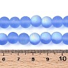Frosted Transparent Glass Beads Strands LS-GLAA-T032-T8mm-MBB04-4