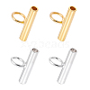 4Pcs 2 Colors 925 Sterling Silver Pin to Pendant Converter STER-BBC0009-17A-7