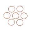 Rack Plating Brass Linking Rings X-KK-P286-01B-RG-1