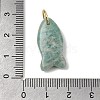 Natural Amazonite Pendants G-A297-01G-05-3