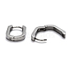 Non-Tarnish 304 Stainless Steel Huggie Hoop Earrings X-STAS-H156-11A-P-3