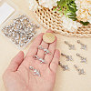 CHGCRAFT 36Pcs Alloy European Dangle Charms MPDL-CA0001-06P-3