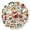 50Pcs Christmas Theme Cartoon Paper Stickers DIY-P085-06-2