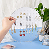 Acrylic Necklace Displays Stands NDIS-WH0001-06-3