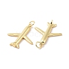 Rack Plating Brass Pendants KK-C004-06G-3