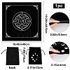 CREATCABIN 1Pc Square Velvet Tarot Tablecloth for Divination AJEW-CN0001-60B-2