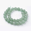 Natural Green Aventurine Bead Strands G-G735-63-12mm-2