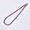 Dyed Freshwater Shell Beaded Necklaces SHEL-N003-01-3