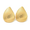 Ion Plating(IP) 304 Stainless Steel Studs Earrings EJEW-G400-33G-2