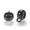 Tibetan Style Alloy Tube Bails LS-TIBEP-LFH251Y-B-LF-2