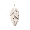 304 Stainless Steel Pendants STAS-B083-15P-1